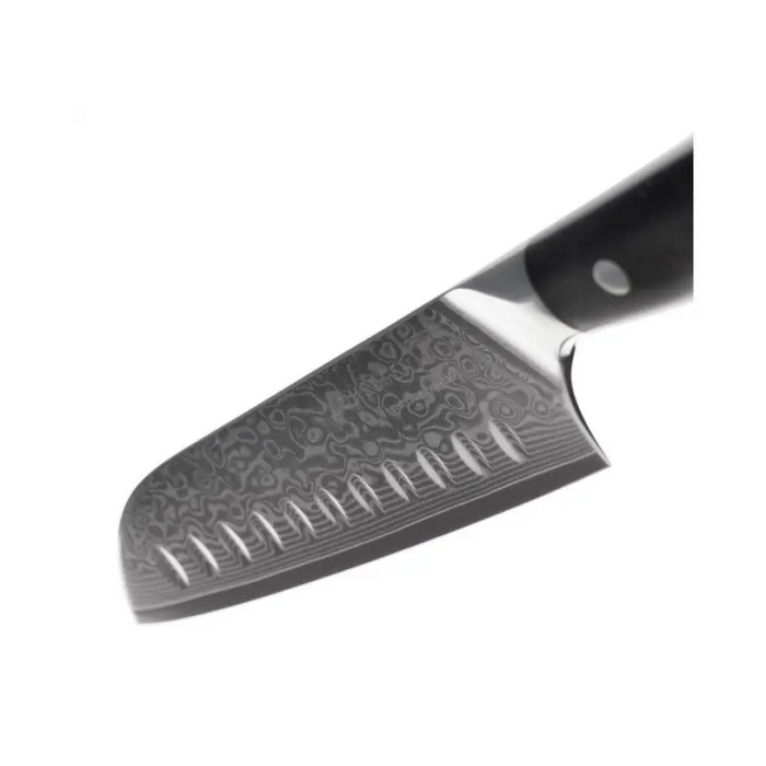 Kohersen Elegance Ebony Wood Нож Santoku Дамаска стомана