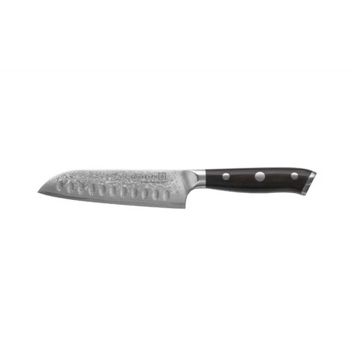 Kohersen Elegance Ebony Wood Нож Santoku Дамаска стомана