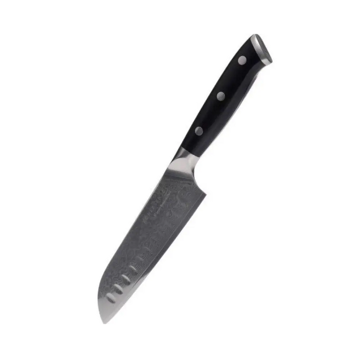 Kohersen Elegance Ebony Wood Нож Santoku Дамаска стомана