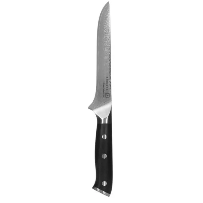 Kohersen Elegance Ebony Wood Нож за обезкостяване Дамаска