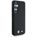 Кожен калъф BMW Carbon MagSafe за Samsung Galaxy S25 - черен