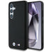 Кожен калъф BMW Carbon MagSafe за Samsung Galaxy S25 - черен