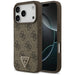 Кожен калъф Guess 4G Triangle Strass MagSafe за iPhone 17