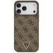 Кожен 4G калъф Guess Triangle Strass MagSafe за iPhone 17