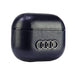 Кожен калъф Audi с голямо лого за AirPods 3 - черен