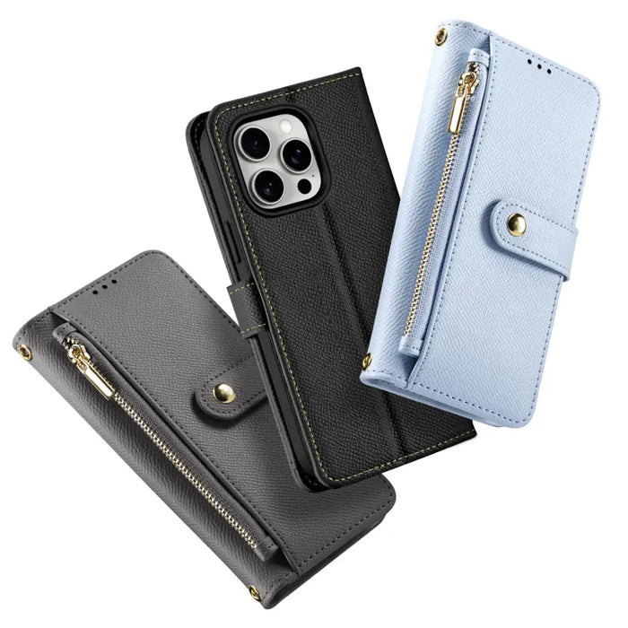 Кожен калъф Dux Ducis Lawa за iPhone 15 Pro - черен
