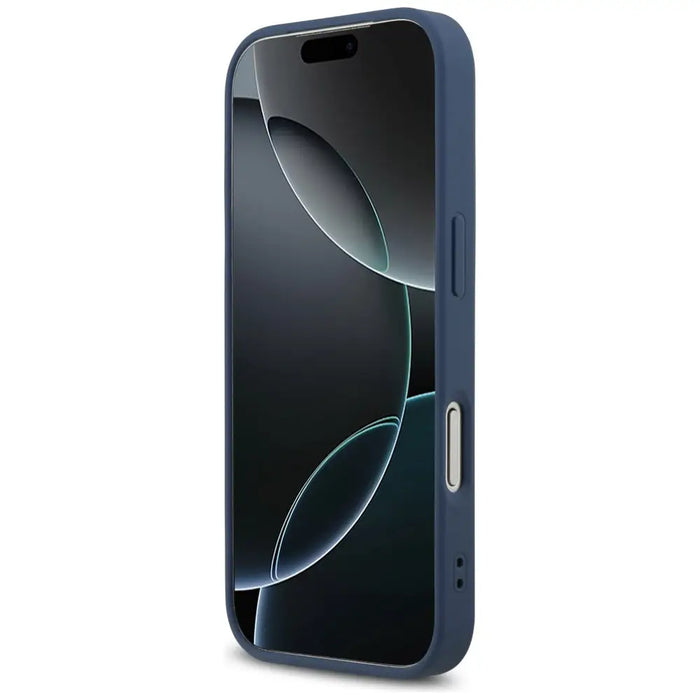 Кожен калъф Guess 4G Triangle Strass MagSafe за iPhone 17