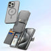 Кожен калъф Dux Ducis Lawa за iPhone 15 Pro - сив