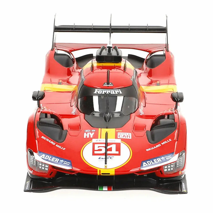Кола Bburago Ferrari Racing 499 LMH #51 1:18
