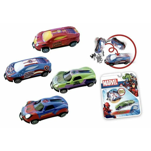 Кола играчка Bandai Flip Cars Marvel