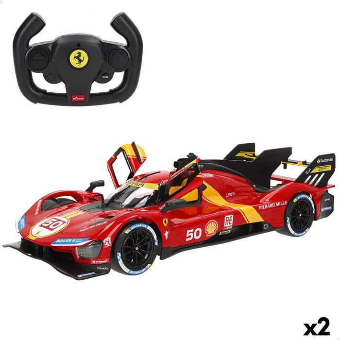 Кола с Радиоуправление Ferrari 36 X 11 X 15 CM (2 броя)