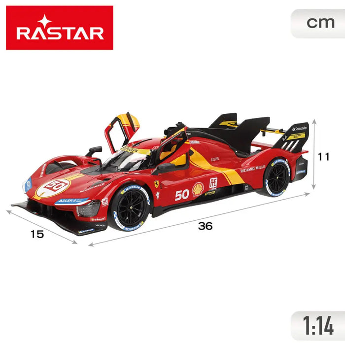 Кола с Радиоуправление Ferrari 36 X 11 X 15 CM (2 броя)