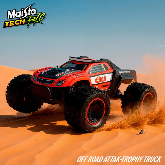 Кола с Радиоуправление Maisto Trophy Truck Червен 1:14 37 x