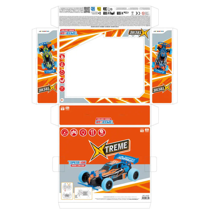 Кола с Радиоуправление Speed & Go 1:20 19 x 6,5 x 11 cm (6