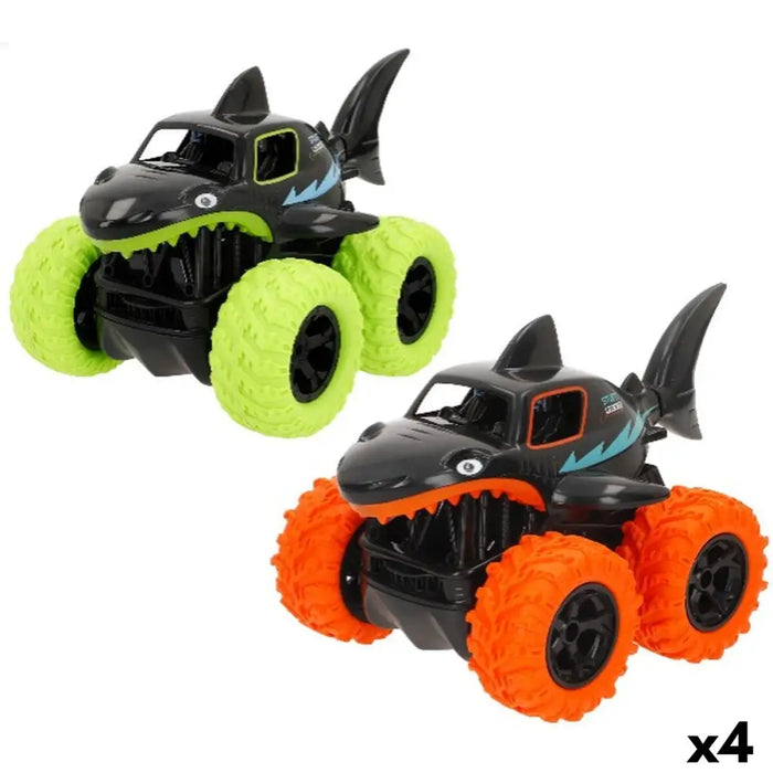 Кола с Радиоуправление Speed & Go 23 X 14 X 15 CM (4 броя)