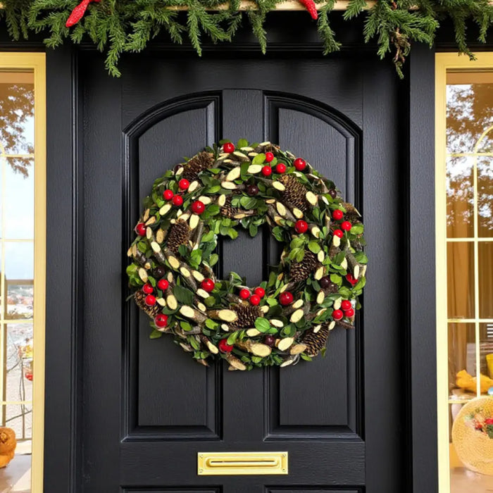 КОЛЕДЕН ВЕНЕЦ 28.5CM HD HD-11105