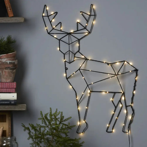 КОЛЕДНА ФИГУРА ЕЛЕН СВЕТЕЩ WW 49X47X4CM 59LED EGLO