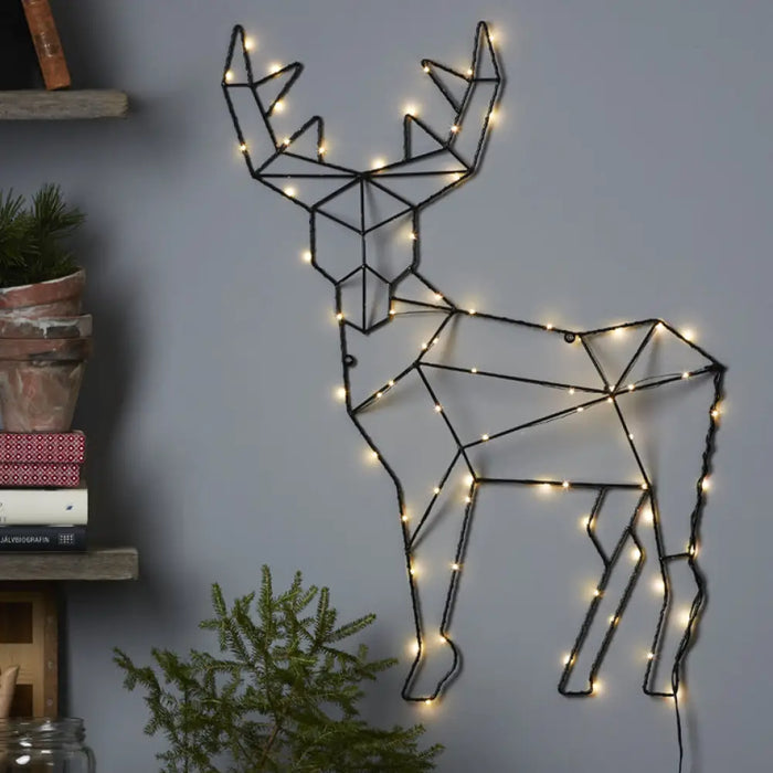 КОЛЕДНА ФИГУРА ЕЛЕН СВЕТЕЩ WW 49X47X4CM 59LED EGLO