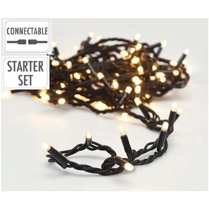 КОЛЕДНО ОСВЕТЛЕНИЕ ГИРЛЯНД СЕТ CONNECTABLE 100LED 1000CM