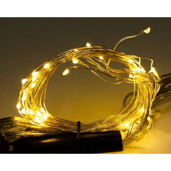 КОЛЕДНО ОСВЕТЛЕНИЕ КАСКАДА КУПЪР 60CM 60LED ENIGMA ET240-K