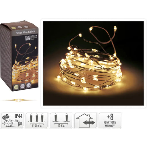 КОЛЕДНО ОСВЕТЛЕНИЕ СТРИНГ 120LED 300CM WW AX8716610