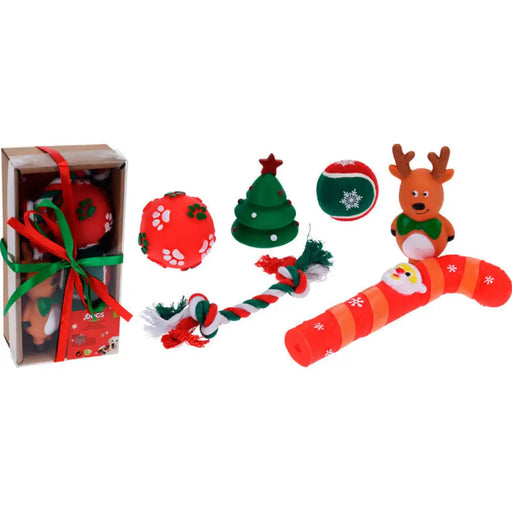 КОЛЕДЕН КОМПЛЕКТ ИГРАЧКИ ЗА КУЧЕ DOGS COLLECTION 491800570