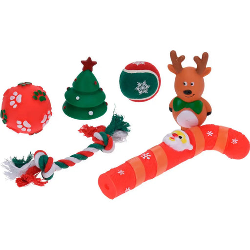 КОЛЕДЕН КОМПЛЕКТ ИГРАЧКИ ЗА КУЧЕ DOGS COLLECTION 491800570