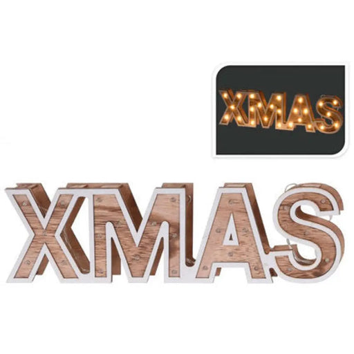 КОЛЕДЕН СВЕТЕЩ НАДПИС XMAS AXZ201380