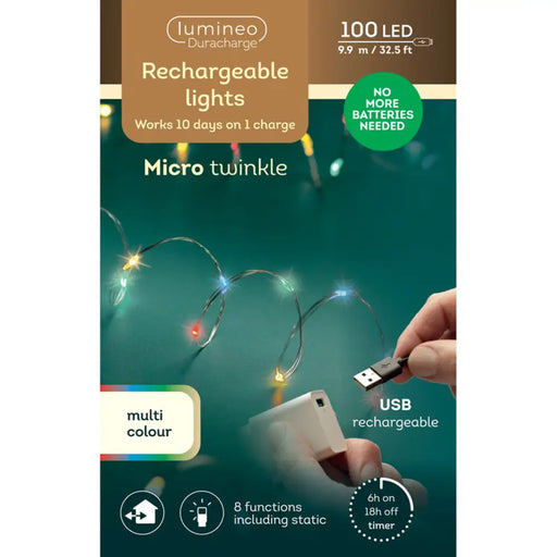 КОЛЕДНО ОСВЕТЛЕНИЕ СТРИНГ 100LED 990CM KAEMINGK 490295