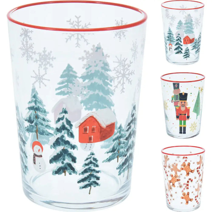 КОЛЕДНА ЧАША СТЪКЛЕНА 510ML 46000490