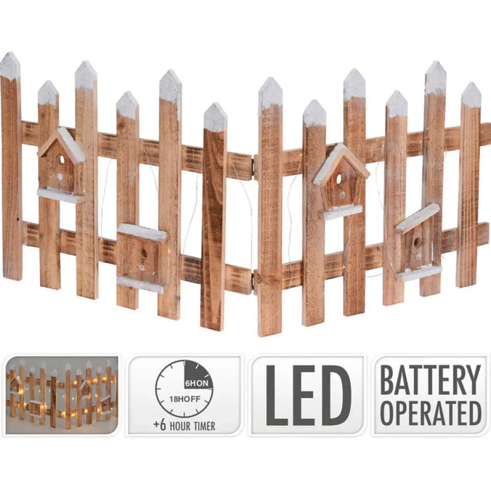 КОЛЕДНА ДЕКО ОГРАДКА LED 68Х40СМ ACW004120