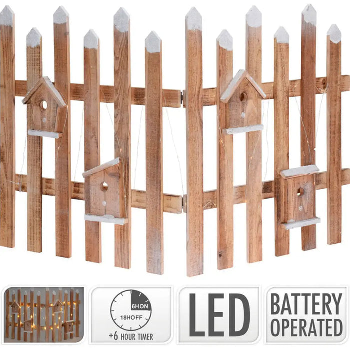 КОЛЕДНА ДЕКО ОГРАДКА LED 98Х57СМ ACW004130
