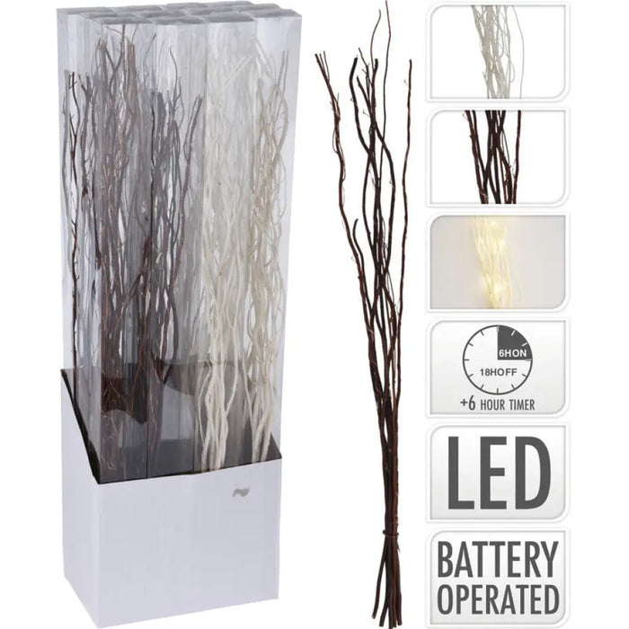 КОЛЕДНА ДЕКОРАЦИЯ КЛОНКА 24 LED 75CM AXF203530