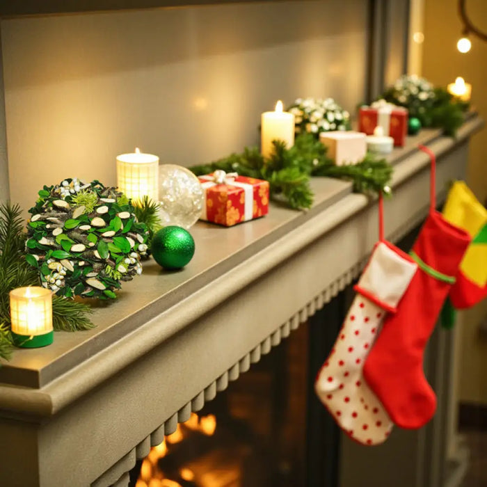 КОЛЕДНА ДЕКОРАТИВНА ТОПКА Ф13.5CM HD HD-11114