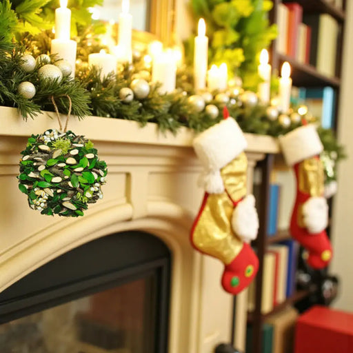 КОЛЕДНА ДЕКОРАТИВНА ТОПКА Ф13.5CM HD HD-11114