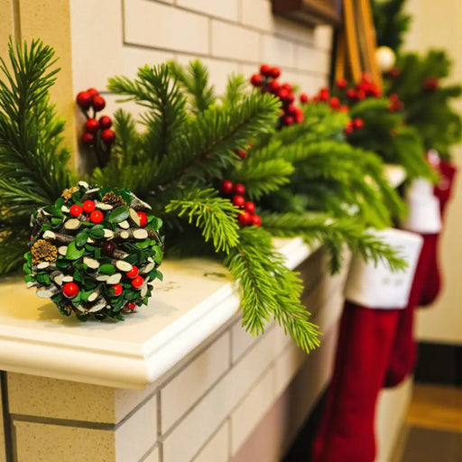 КОЛЕДНА ДЕКОРАТИВНА ТОПКА Ф13.5CM HD HD-11115