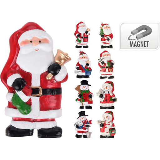 КОЛЕДНА ДЕКОРАЦИЯ ДЯДО КОЛЕДА МАГНИТ 7СМ AAA753560