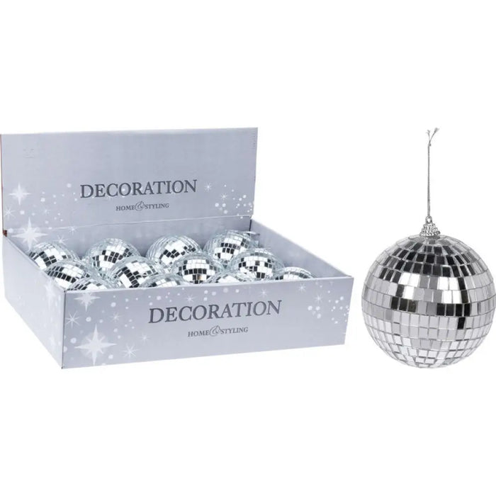 КОЛЕДНА ДИСКО ТОПКА 10CM HOME & STYLING AWT200040
