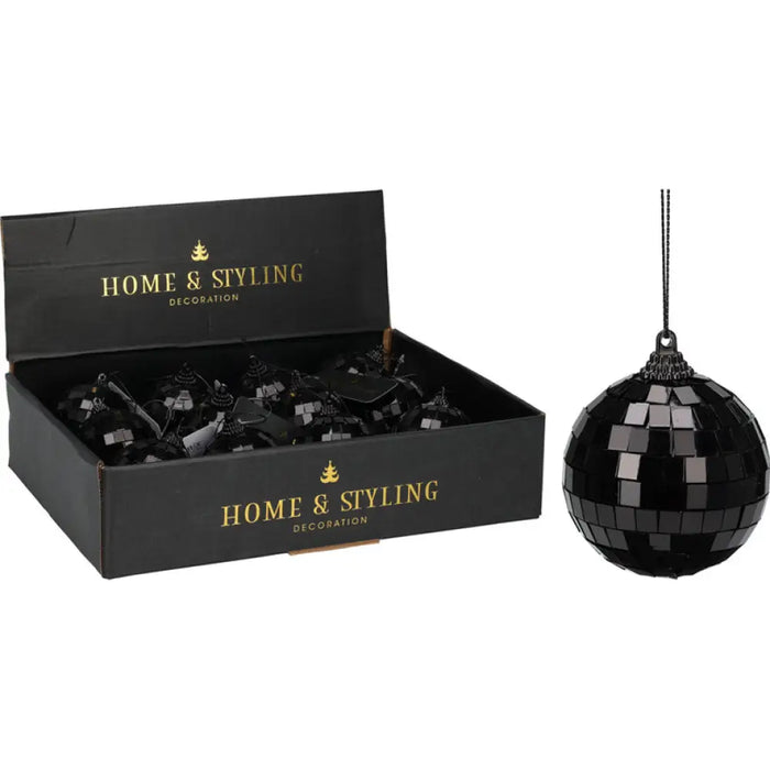 КОЛЕДНА ДИСКО ТОПКА 6CM HOME & STYLING CAA114100