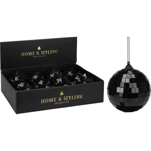КОЛЕДНА ДИСКО ТОПКА 8CM HOME & STYLING CAA114110