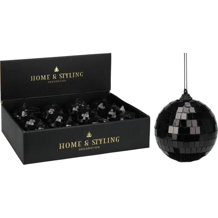 КОЛЕДНА ДИСКО ТОПКА 8CM HOME & STYLING CAA114110