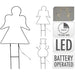 КОЛЕДНА ФИГУРА 64CM LED AMZ111000