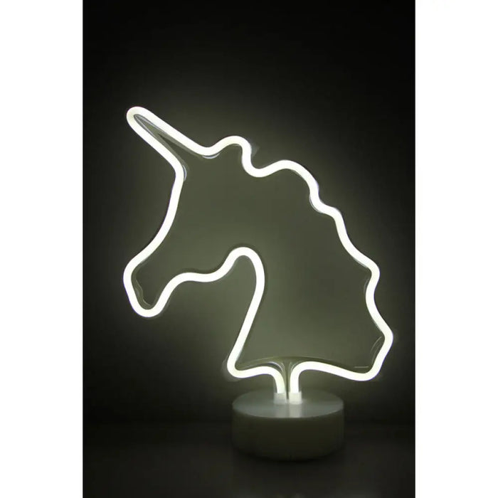 КОЛЕДНА ФИГУРА ЕДНОРОГ НЕОН 30CM ENIGMA ET450-W
