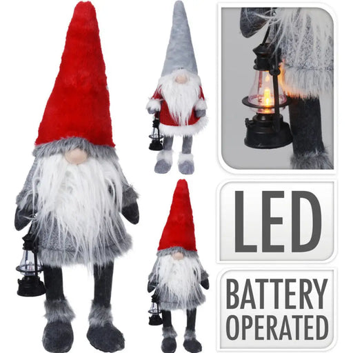 КОЛЕДНА ФИГУРА ГНОМ 84CM LED AQS000100/CAA727070