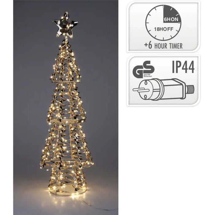 КОЛЕДНА ФИГУРА КОЛЕДНО ДЪРВО 68CM 80LED AMZ112370