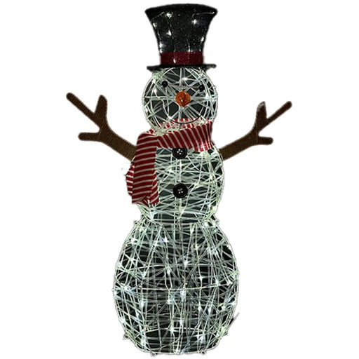 КОЛЕДНА ФИГУРА СНЕЖЕН ЧОВЕК 110CM 80LED ENIGMA ET478-W