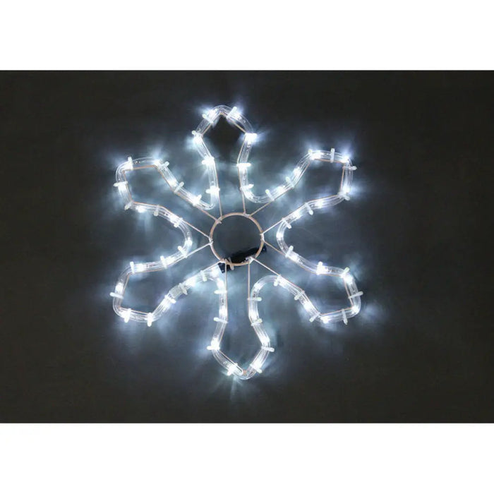 КОЛЕДНА ФИГУРА СНЕЖИНКА 35X40CM 48LED ENIGMA ET402-B