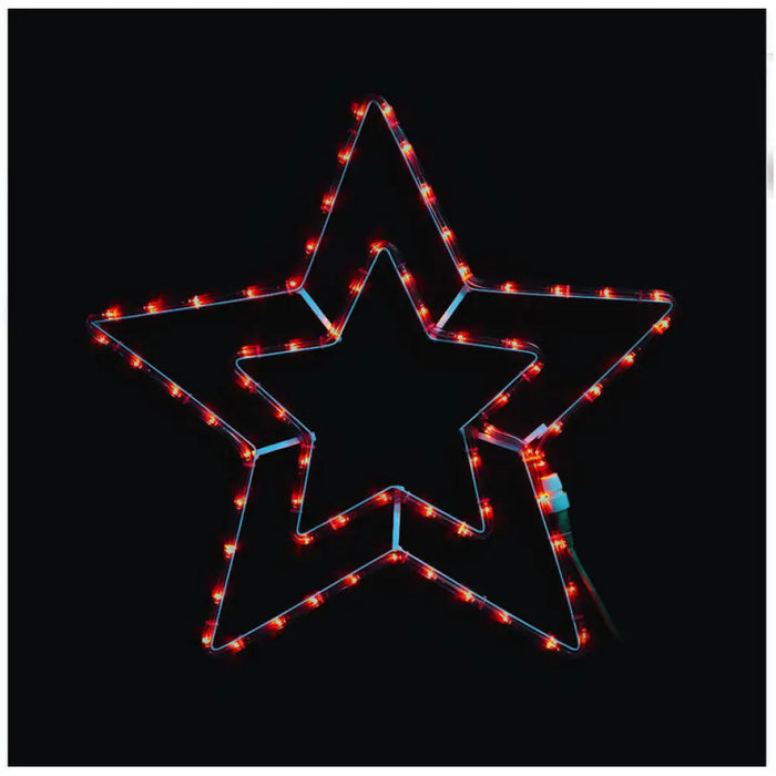 КОЛЕДНА ФИГУРА ЗВЕЗДА 55CM 150LED ENIGMA ET407-R