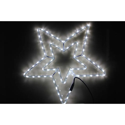 КОЛЕДНА ФИГУРА ЗВЕЗДА 55CM 75LED ENIGMA ET407-W