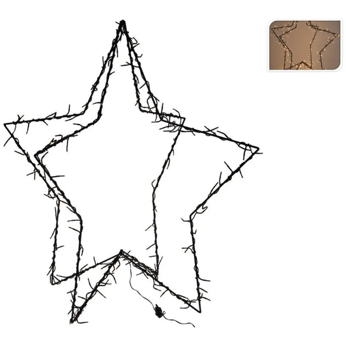 КОЛЕДНА ФИГУРА ЗВЕЗДА 80CM 130LED AXR002570